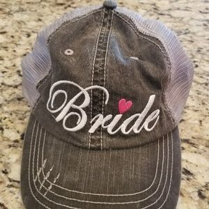 BRIDE distressed baseball cap